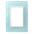 High Quality Glass Front Panel Aristocratic Style Switch Frame